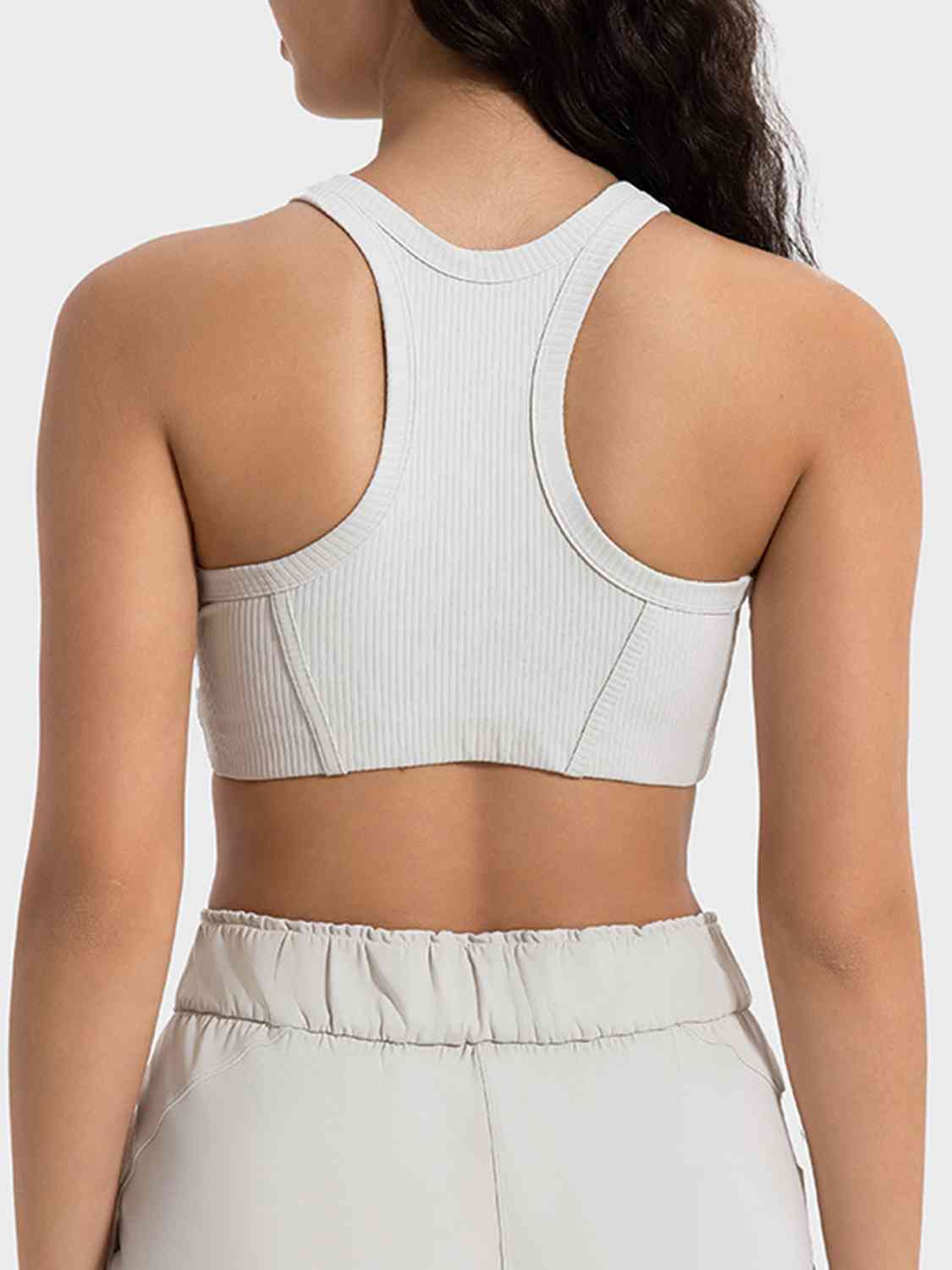 Wide Strap Cropped Sport Tank